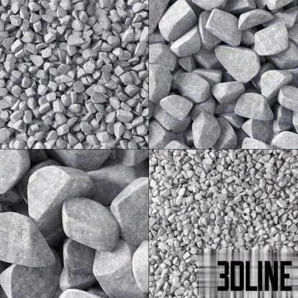 Gravel splinter decor Big kit n2 gravel chip for decor 0(3dline.net)