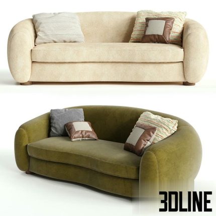 Jean Royer OURS POLAIRE SOFA(3dline.net)