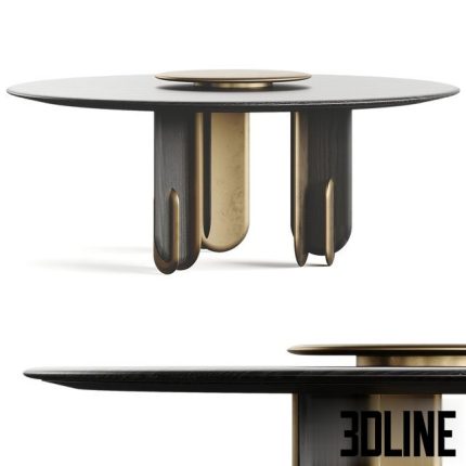 Laura Meroni Talento Round Dining Table 0(3dline.net)