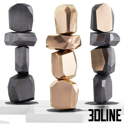 Micro rock formation sculptures 0(3dline.net)