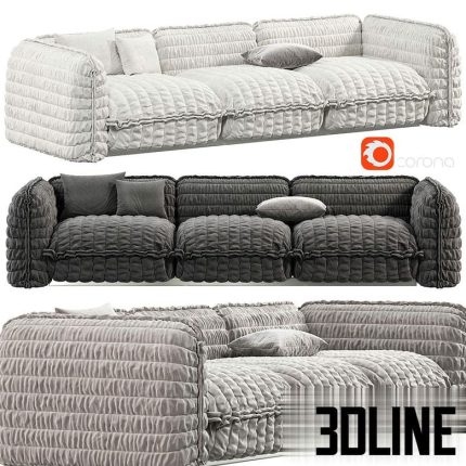 Paper Cloud Sofa by mydecor  sofas(3dline.net)