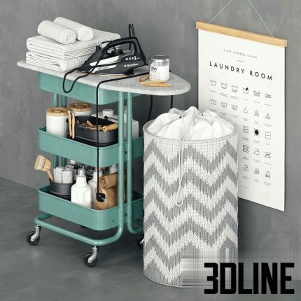 Raskog Ironing Cart(3dline.net)