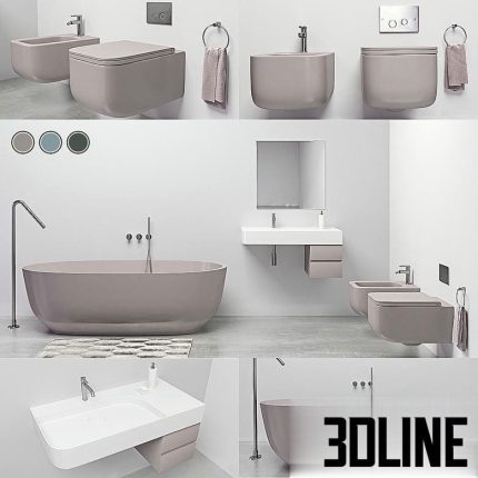 Revolution set by Esedra SDR Ceramiche(3dline.net)
