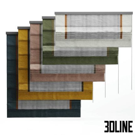 Roman blinds 3(3dline.net)