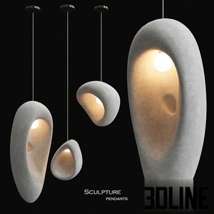 Sculpture Pendants by ROGAN GREGORY(3dline.net)