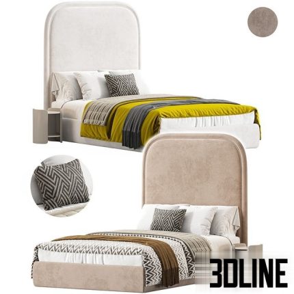 Single bed Lucas 0(3dline.net)