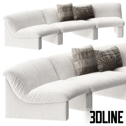 Snow modular sofa 0(3dline.net)