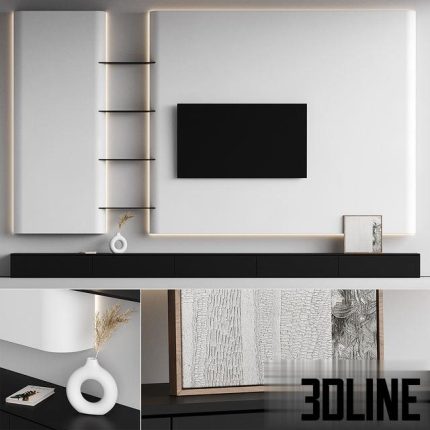 TV wall 04 0(3dline.net)