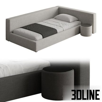 The Bed in the Childrens Room BOCA MINI BED 001 0(3dline.net)