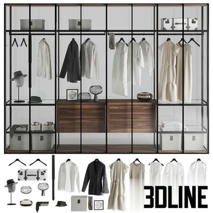 Tumodei Cristal Wardrobe(3dline.net)