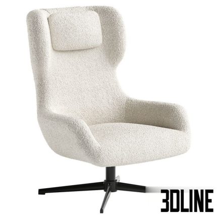 Zalina swivel armchair 0(3dline.net)