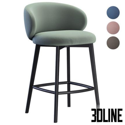 Bar stool Tuka Wood Cb 0(3dline.net)