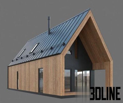 Barn house 01 0(3dline.net)
