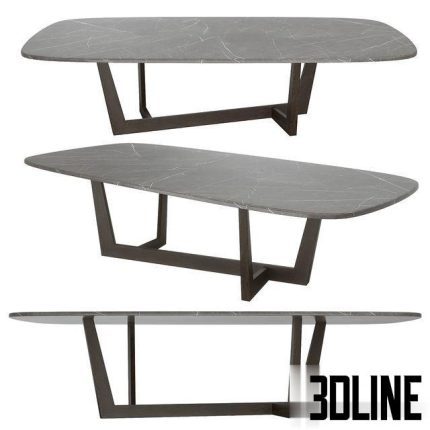 Bonaldo art wood Barrel Tables 0(3dline.net)