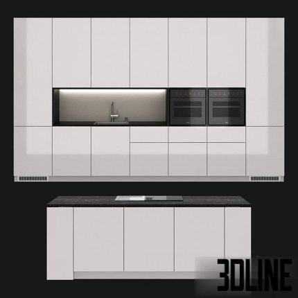 Bora loft kitchen 0(3dline.net)