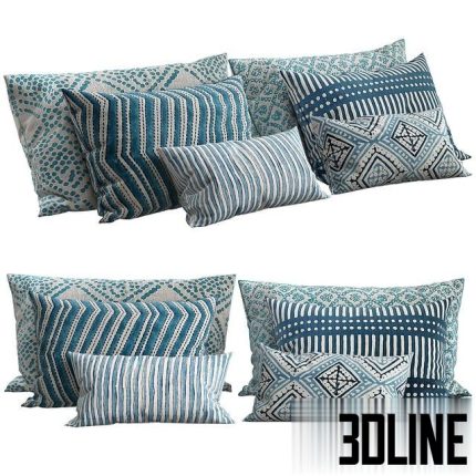 Decorative pillows(3dline.net)