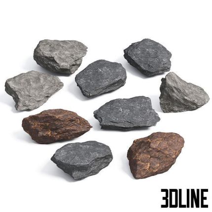 Decorative stones(3dline.net)