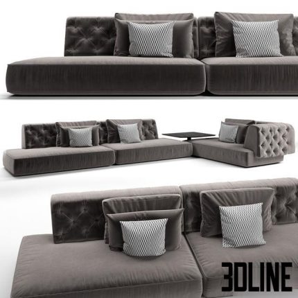 Gallotti & Radice Fiona sofa 0(3dline.net)
