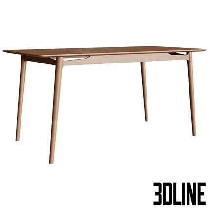 Giano Dining Table Oak 0(3dline.net)