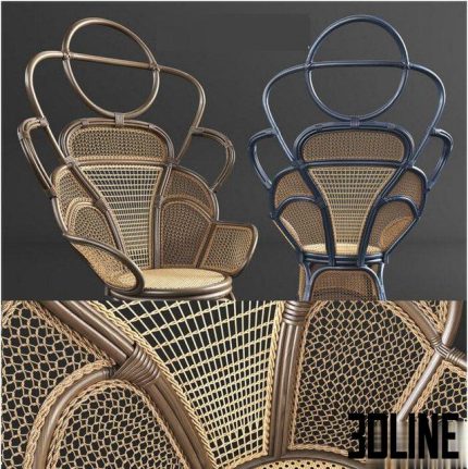 Handwoven Boline Chair 0(3dline.net)