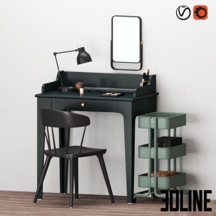 IKEA Dressing Table set 0(3dline.net)