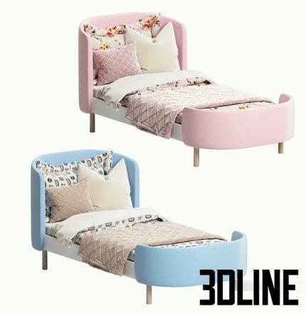 KIDI Soft transforming bed(3dline.net)