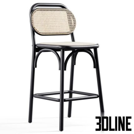 Kave Home - Doriane - Bar stool 0(3dline.net)