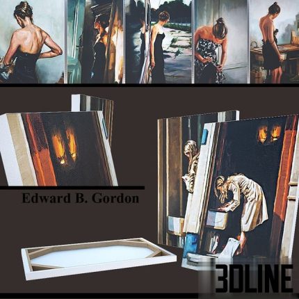 Paintings Of Edward B. Gordons 0(3dline.net)