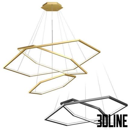 Pendant lamp PDNT Six 2 + Six 3 (Centersvet) 0(3dline.net)