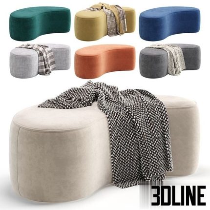 Pouffe Cork 7 Colors Version Divan 0(3dline.net)