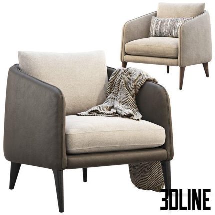 Rhys Bench Seat Chairs (2 options) 0(3dline.net)