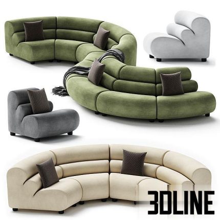 SOFA LINDAU OUTSIDE CORNER(3dline.net)