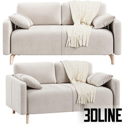 Sofa Lieri Mini Velvet Light(3dline.net)