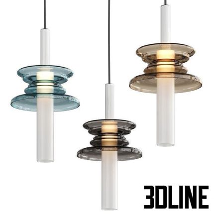 Sound Wave Maytoni pendant lamp(3dline.net)