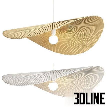 Straw Fabric Pendant Light 80 0(3dline.net)