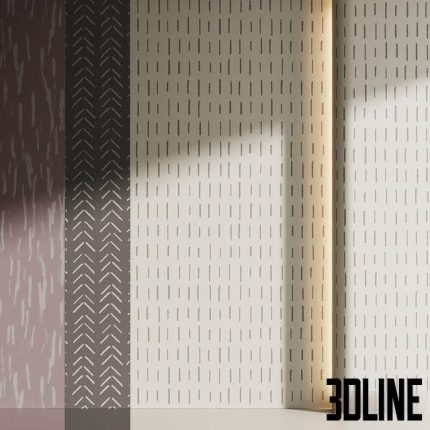 Wall pattern Wallpaper pattern 007 0(3dline.net)