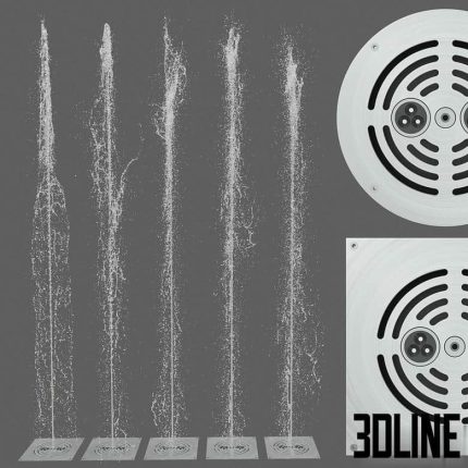 Pedestrian fountain Dry Deck KIT FPK-5000 0(3dline.net)