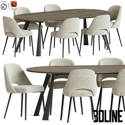 Dining Set 33 0(3dline.net)
