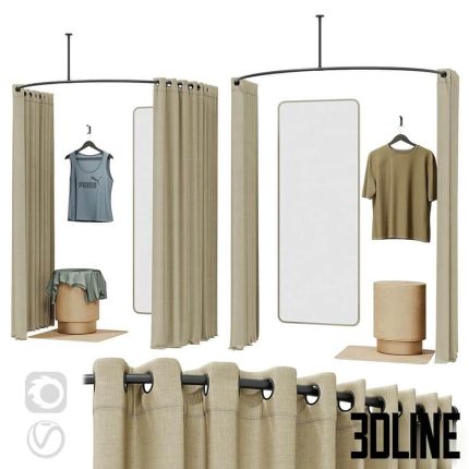 Dressing room (3 options) 0(3dline.net)