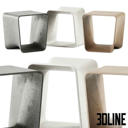 Ecal Side Table by Swisspearl Italia00(3dline.net)