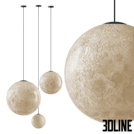 Planet Pendant Ensemble 0(3dline.net)