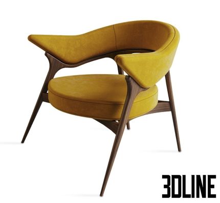 Andorinha Armchair by Alma de Luce  (3dline.net)