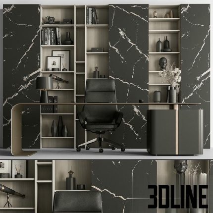 Boss Desk - Office Furniture 622(3dline.net)