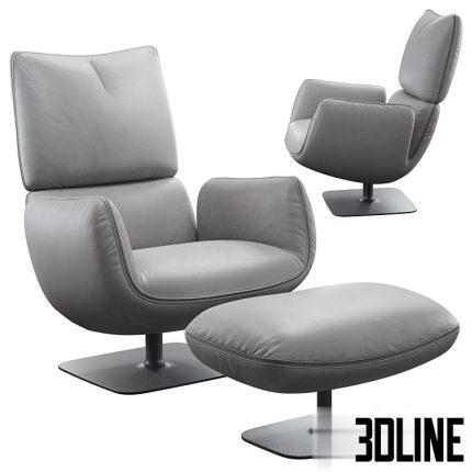 COR JALIS LOUNGE leather(3dline.net)