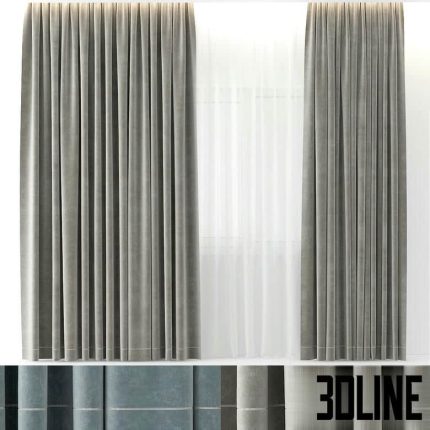 CURTAIN VELVET (3dline.net)