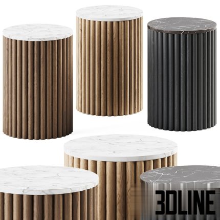 Cazarina Hogre Side Table(3dline.net)