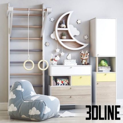 Children's furniture Deakins and toys 0(3dline.net)