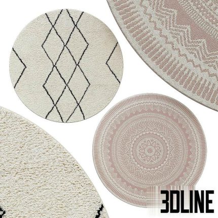 Circle rugs by Benuta No. 009(3dline.net)