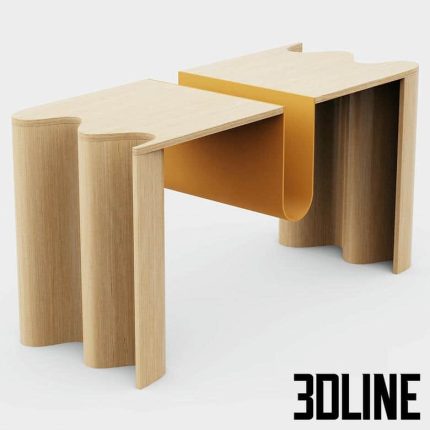 Cloth coffee table 12(3dline.net)
