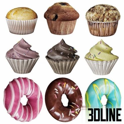 Confectionery showcase 0(3dline.net)